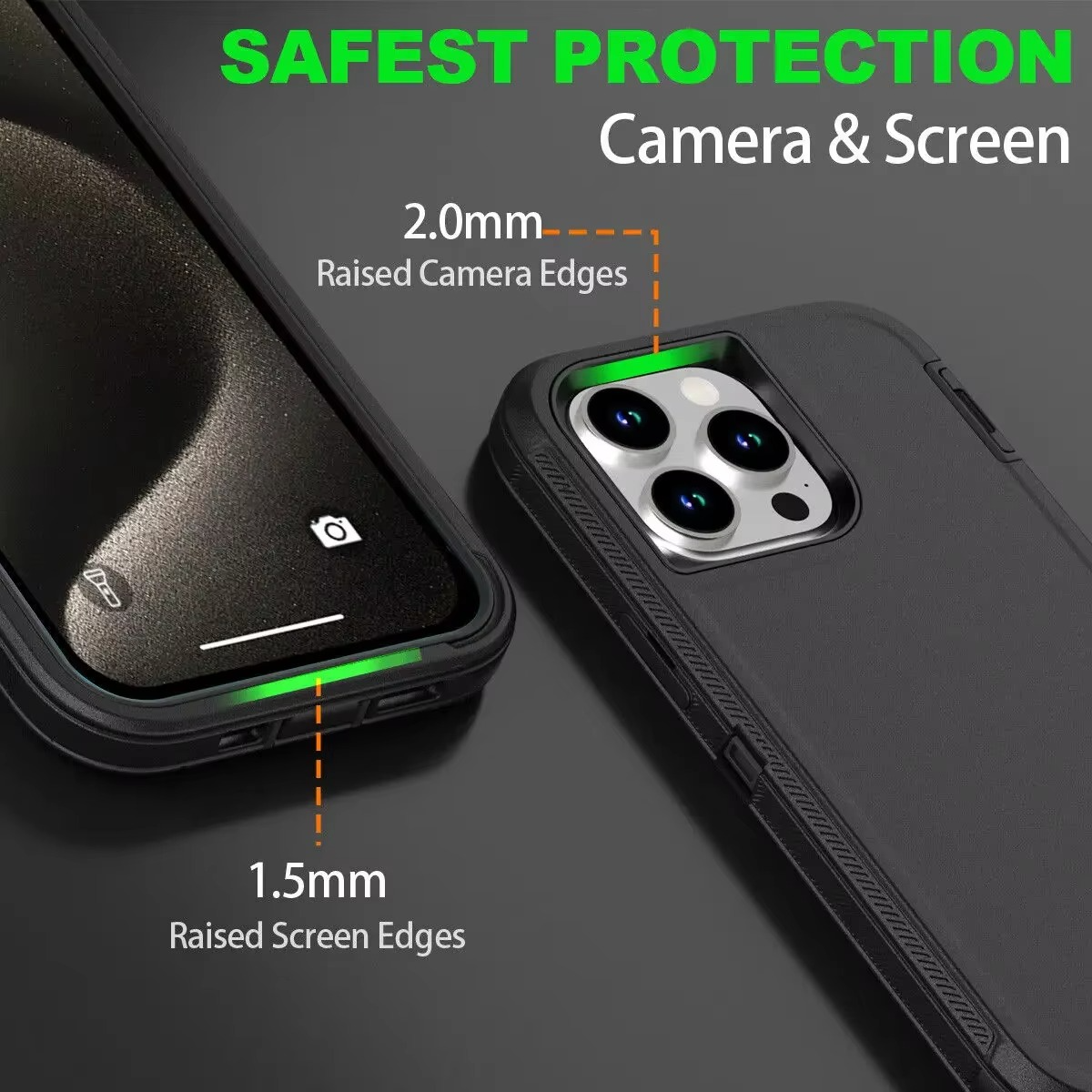 Luxury Apple iPhone Case, MagSafe Compatible, Camera Lens and Screen Protection, Ultra Thin, Shockproof, Magnetic, Full All Around Protection, Dustproof Armor Case Box