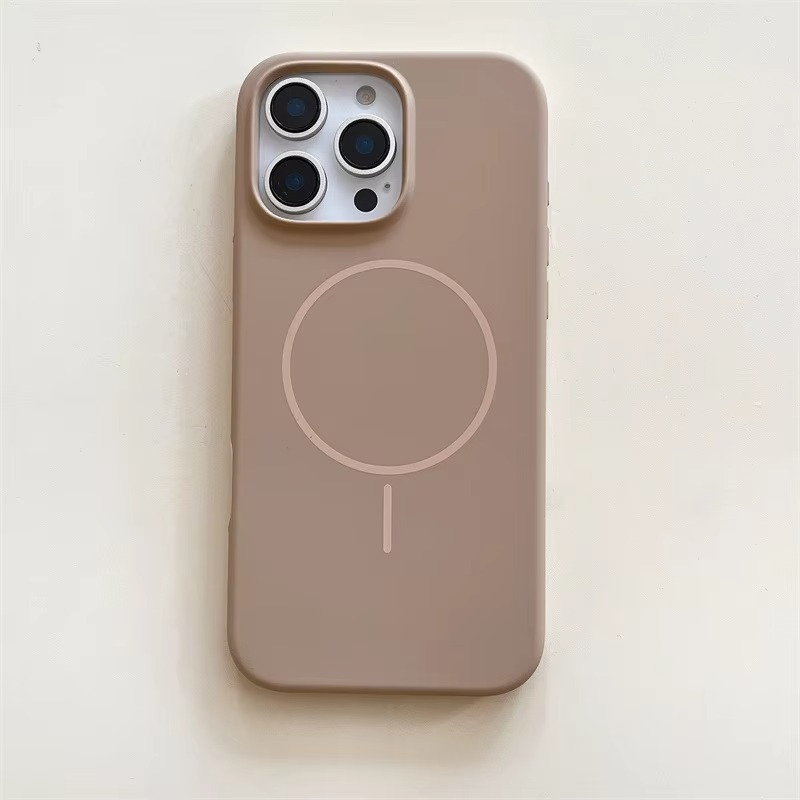 Luxury Apple iPhone Case, MagSafe Compatible, Camera Lens and Screen Protection, Ultra Thin, Shockproof, Magnetic, Full All Around Protection, Smooth Ring Silicone Cover