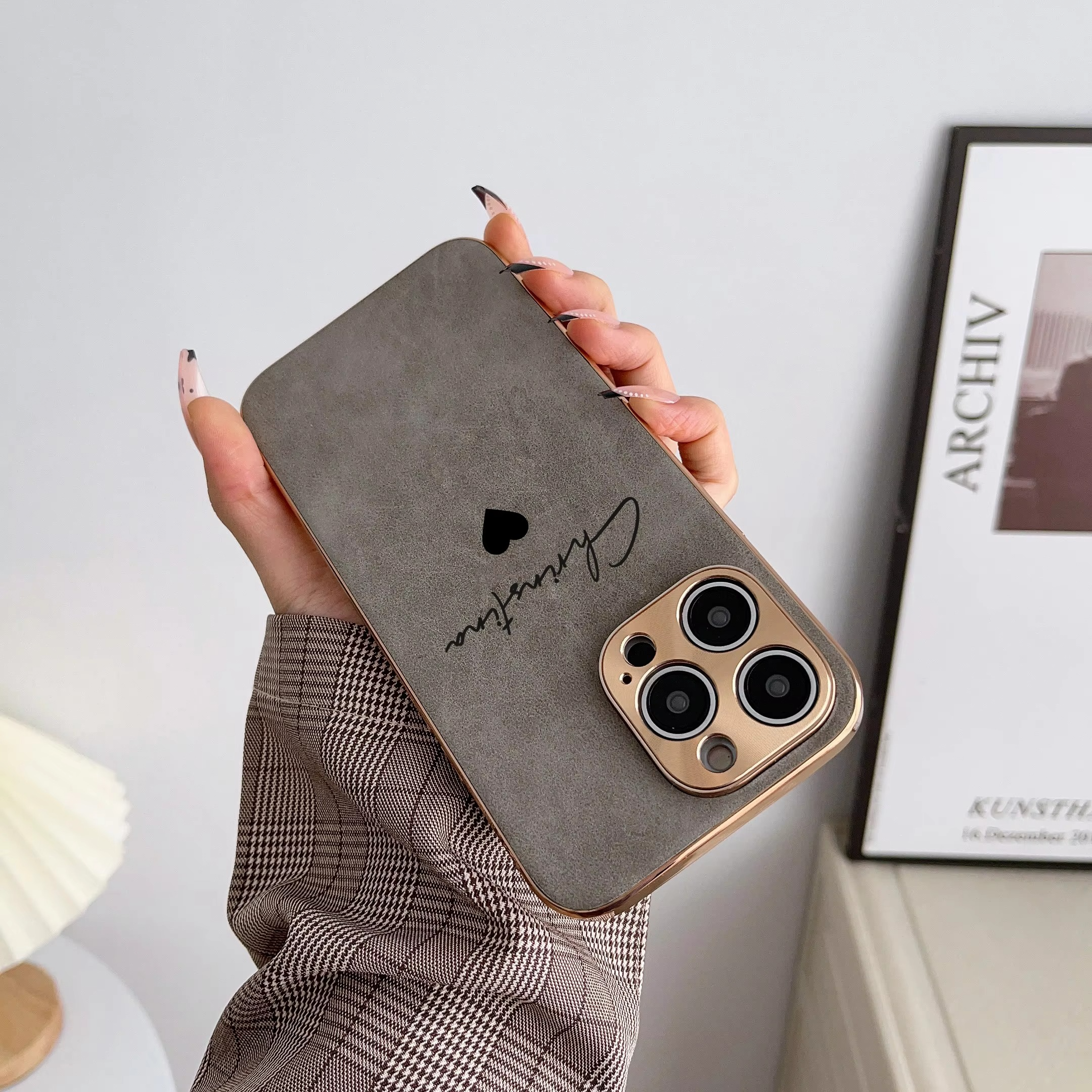 Premium Apple iPhone Case,MagSafe Compatible, Ultra Thin, Shockproof,Magnetic,Camera Lens and Screen Protection, Personalized