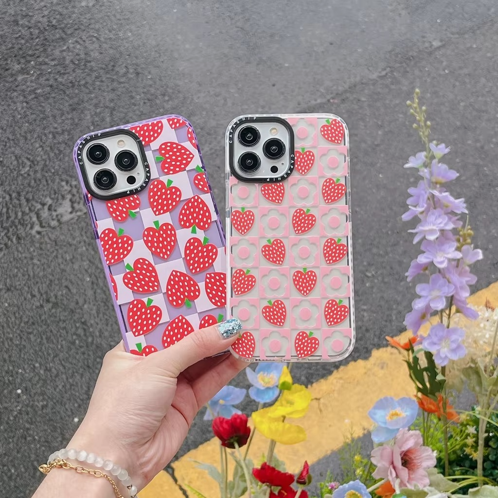 Premium Apple iPhone Case, MagSafe Compatible, Camera Lens and Screen Protection, Ultra Thin, Shockproof, Magnetic, Full All Around Protection, Chessboard Floral Soft Cover