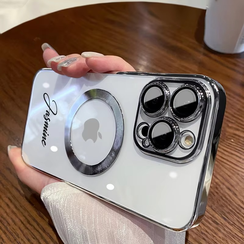 Luxury Apple iPhone Case, MagSafe Compatible, Camera Lens and Screen Protection, Ultra Thin, Shockproof, Magnetic, Full All