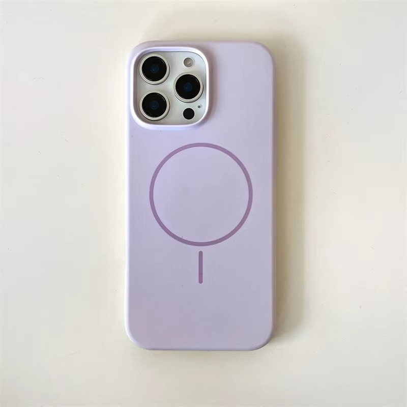 Luxury Apple iPhone Case, MagSafe Compatible, Camera Lens and Screen Protection, Ultra Thin, Shockproof, Magnetic, Full All Around Protection, Smooth Ring Silicone Cover