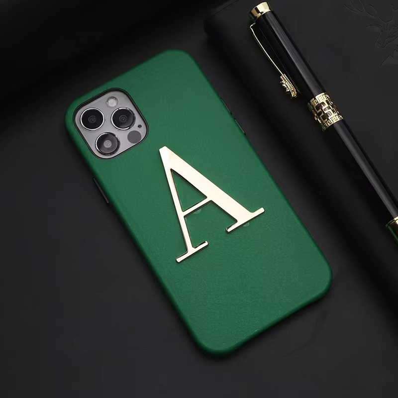 Premium Apple iPhone Case, MagSafe Compatible, Camera Lens and Screen Protection, Ultra Thin, Shockproof, Magnetic, Full All Around Protection, Genuine Leather Name Cover