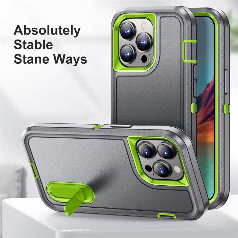 Luxury Apple iPhone Case, MagSafe Compatible, Camera Lens and Screen Protection, Ultra Thin, Shockproof, Magnetic, Full All Around Protection, Dustproof Armor Stand Cover