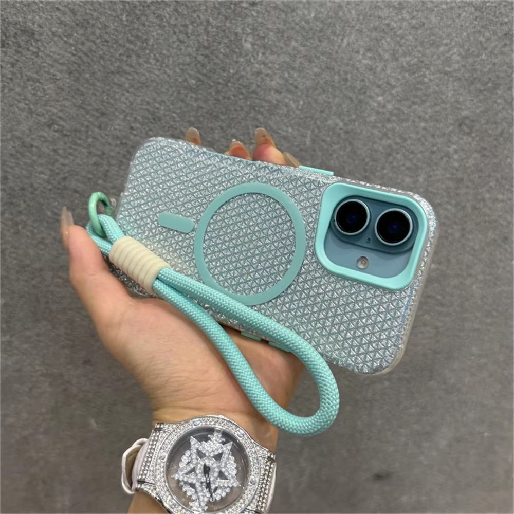 High Quality Apple iPhone Case, MagSafe Compatible, Camera Lens and Screen Protection, Ultra Thin, Shockproof, Magnetic, Full All Around Protection, Colorful Glitter Cover