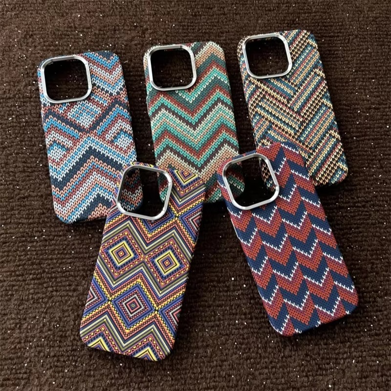 Premium Apple iPhone Case, MagSafe Compatible, Camera Lens and Screen Protection, Ultra Thin, Shockproof, Magnetic, Full All Around Protection, Nordic Sweater Hard Cover