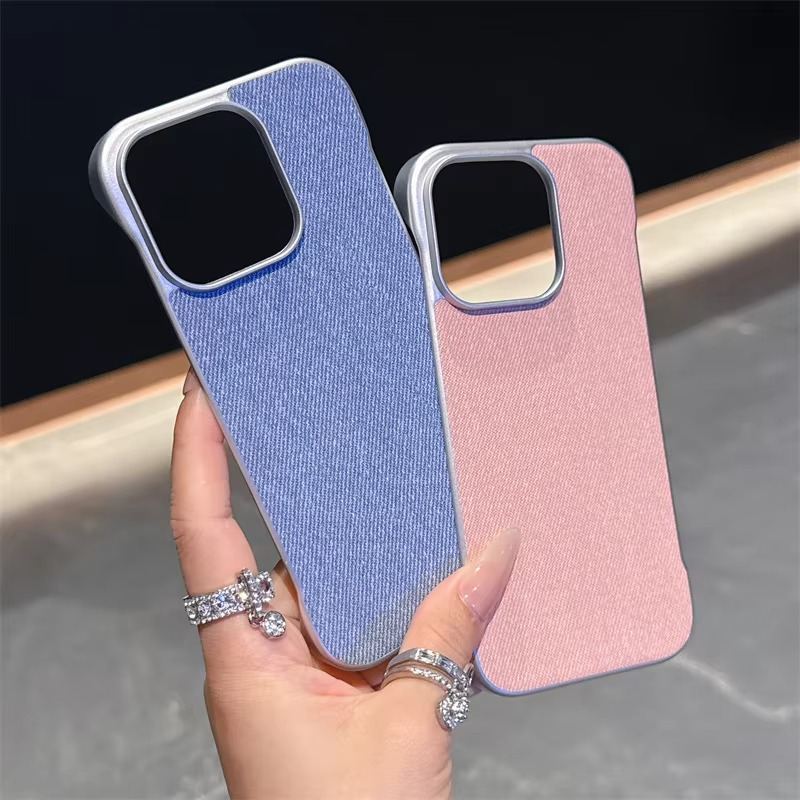 Premium Apple iPhone Case, MagSafe Compatible, Camera Lens and Screen Protection, Ultra Thin, Shockproof, Magnetic, Full All Around Protection, Canvas Fabric Hard Cover