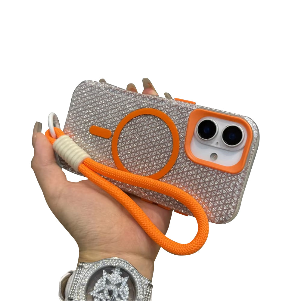 High Quality Apple iPhone Case, MagSafe Compatible, Camera Lens and Screen Protection, Ultra Thin, Shockproof, Magnetic, Full All Around Protection, Colorful Glitter Cover