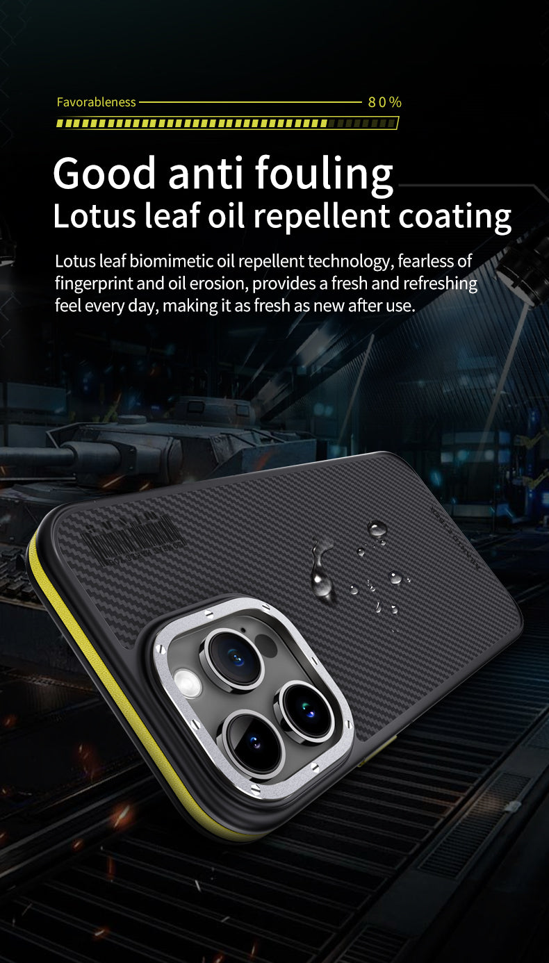 Premium 100% Aramid Fiber Kevlar iPhone Case – 600D Lightweight  Compatible Ultra-Thin Protective Cover for iPhone Models