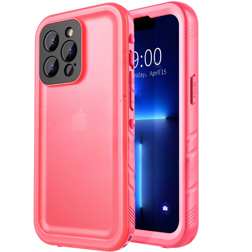 Premium Apple iPhone Case MagSafe Compatible, Camera Lens & Screen Protection, Ultra Thin Shockproof Magnetic Full All Around Protection Cover with Waterproof Strap for Diving