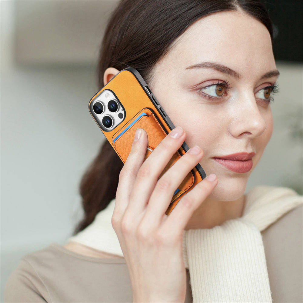 Luxury Detachable Magnetic Wallet iPhone Case – Card Holder, Ring Stand, Shockproof Protection for Secure and Convenient Use