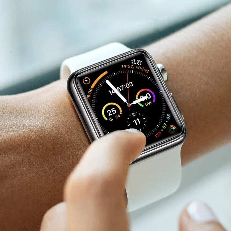 Premium HD Screen Protector for Apple Watch – Full Coverage Scratch-Resistant Film Guard, Easy Install Glass Shield for 40mm to 45mm Apple Smartwatch