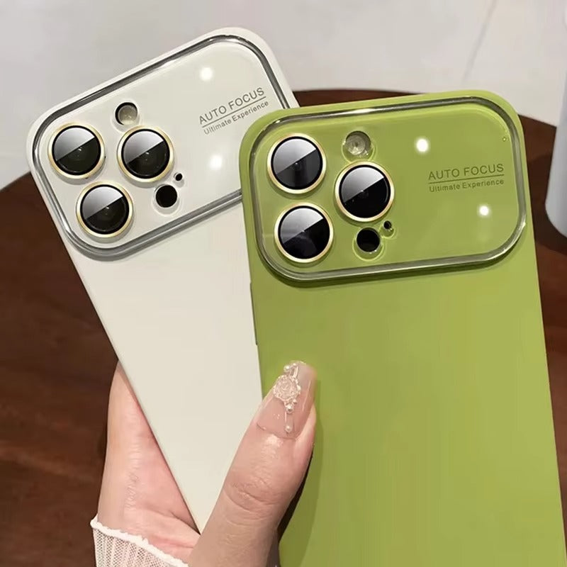 Luxury Apple iPhone Case MagSafe Compatible, Camera Lens & Screen Protection Cover with Silicone Matte Soft Finish