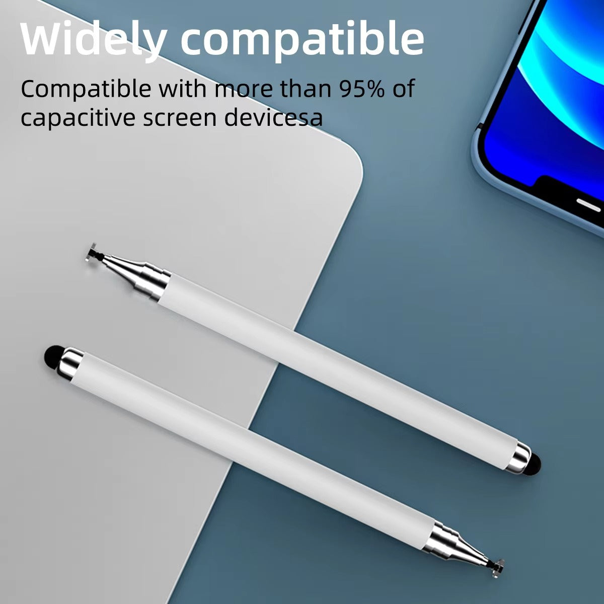 Premium 2-in-1Pen for iPhone & iPad – Capacitive Touch Pencil with  Drawing, Writing, and Screen Navigation on Apple Devices