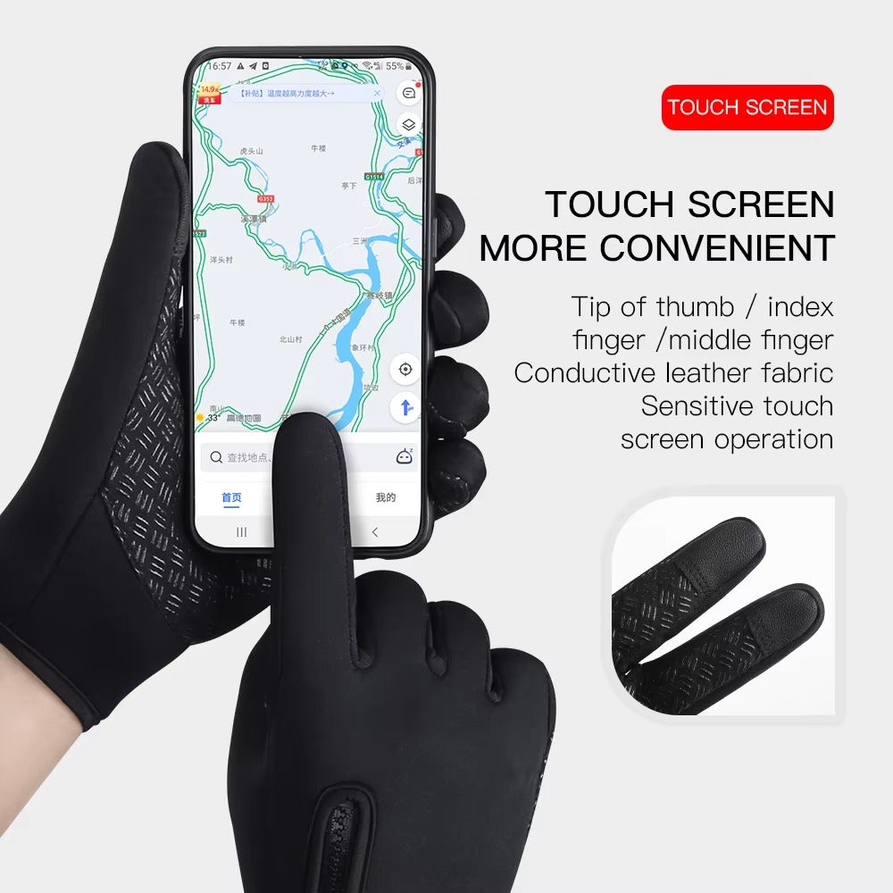 High Quality Touchscreen Winter Gloves for iPhone – Waterproof Thermal Gloves for Men & Women, Windproof Outdoor Sports Gear