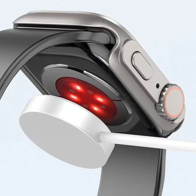 Durable Plastic Smartwatch Case with 360° Tempered Glass Screen Protector – Waterproof Sealing, Full Coverage Bumper, Anti-Fog and Scratch Resistant