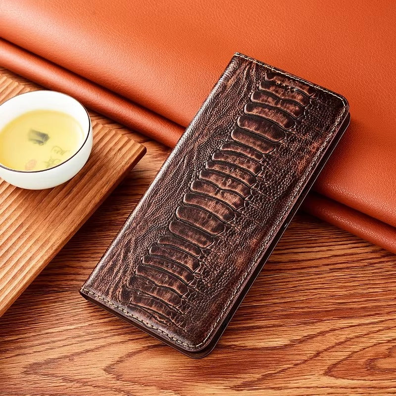 Luxury Genuine Leather iPhone Case – Flip Wallet Design, Stylish & Durable Full Protection Cover | Case for iPhone