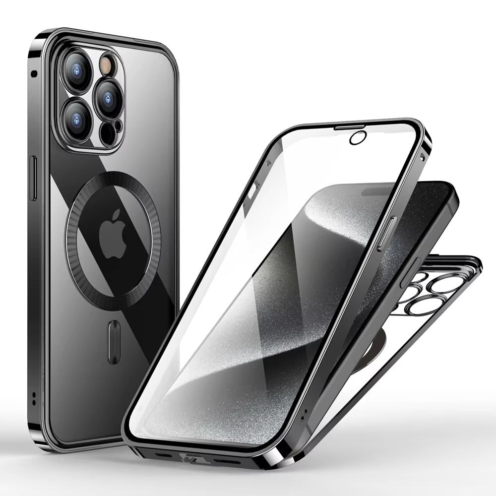 Robust Apple iPhone Case MagSafe Compatible, Camera Lens & Screen Protection,  Cover with 10FT Military Glass Shield