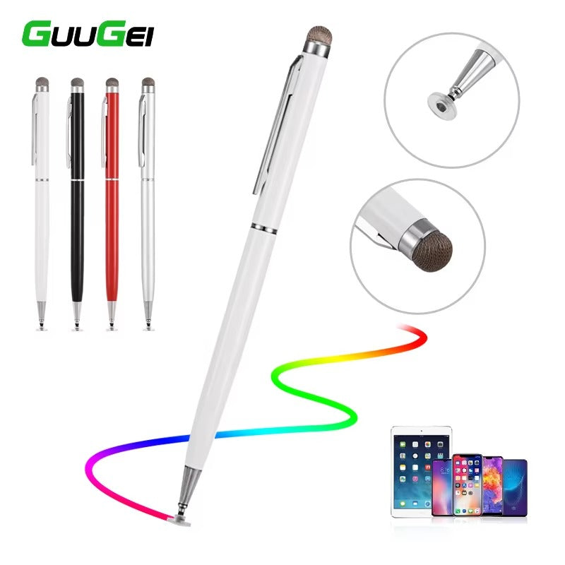 Premium 2-in-1 Stylus Pen for iPhone & iPad – Capacitive Pencil for Drawing and Navigation on Touchscreen Apple Devices