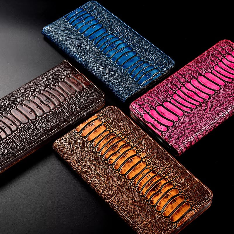 Luxury Genuine Leather iPhone Case – Flip Wallet Design, Stylish & Durable Full Protection Cover | Case for iPhone