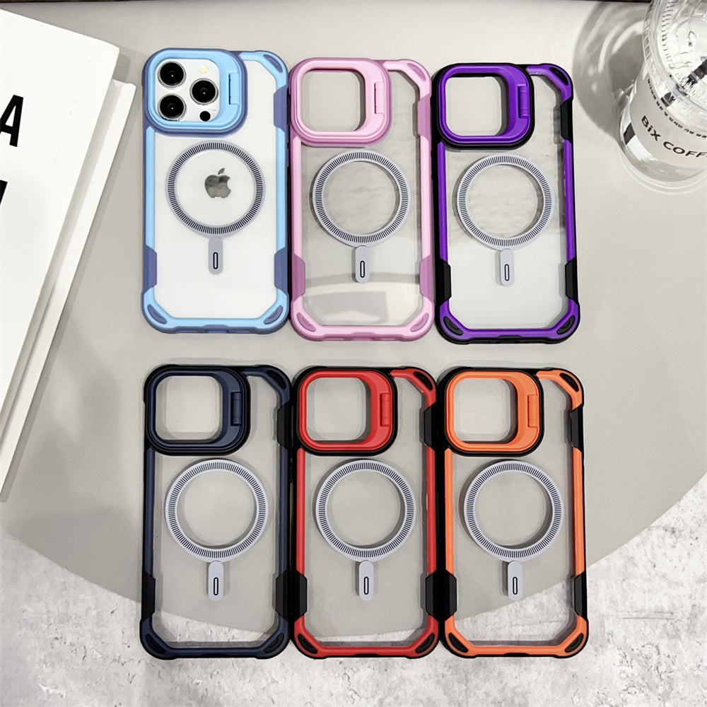 Luxury Armor iPhone Case- Transparent MagSafe Cover, Wireless Charging Compatible Durable & Protective Design Case for iPhone