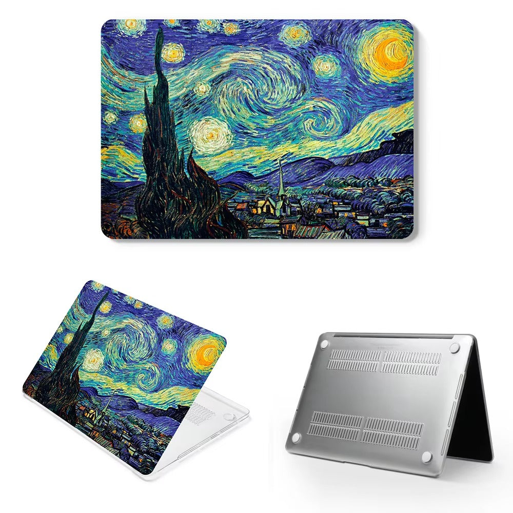 Premium Creative Picture Case for MacBook Air and Pro – Stylish Protective Cover for 13, 14, 15.3, 16 Inch Laptops, Compatible with M1, M2 Chip Devices