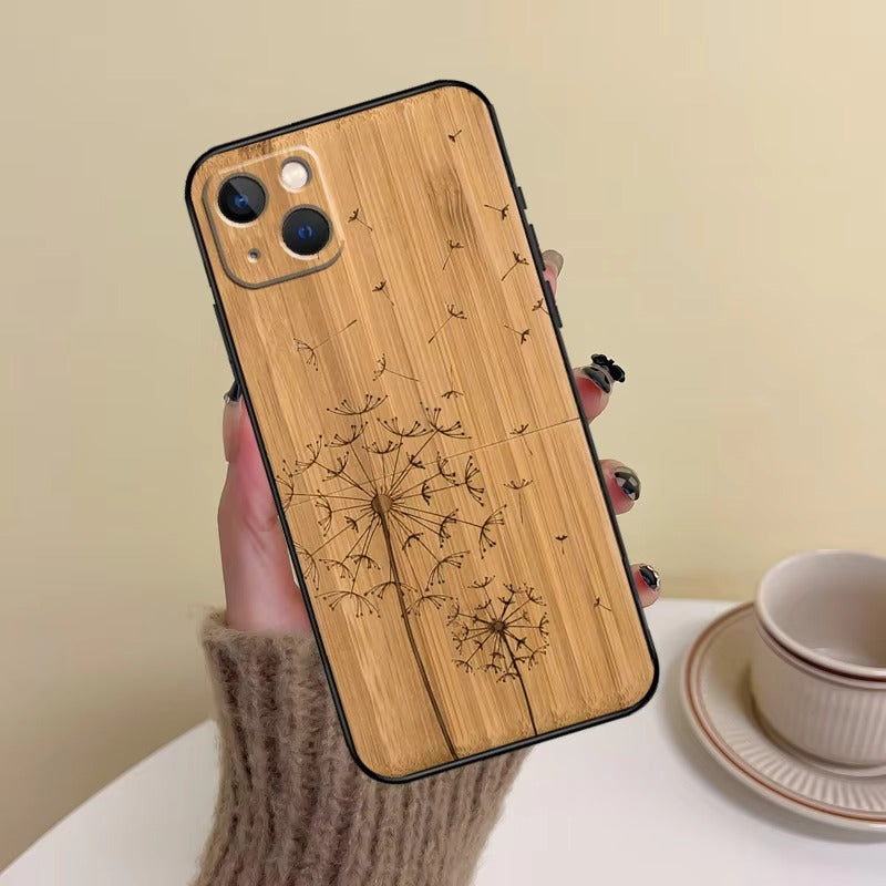 Premium Apple iPhone Case, MagSafe Compatible, Camera Lens and Screen Protection, Ultra Thin, Shockproof, Magnetic, Full All Around Protection, Bamboo Animal Print Cover