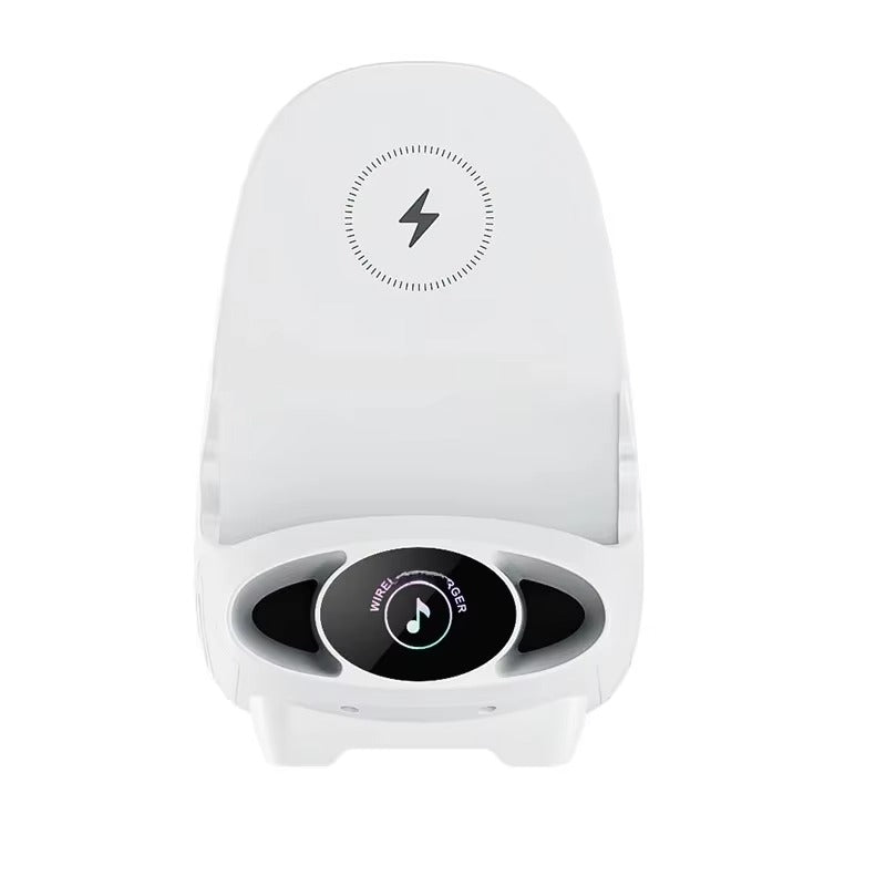 Premium Universal Wireless Charging Stand – 15W Fast Charger Dock with Cooling Hole Design, Phone Holder Function and Aromatherapy Feature for iPhone & Samsung