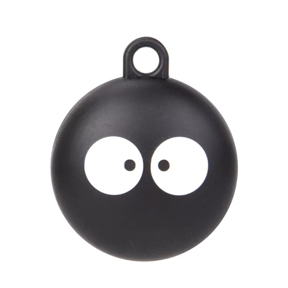 Cute Dog Cartoon Silicone AirTag Case – Soft Anti-Lost Protective Cover with Keychain Hook, Funny Tracker Shell for Kids, Teens & Adults