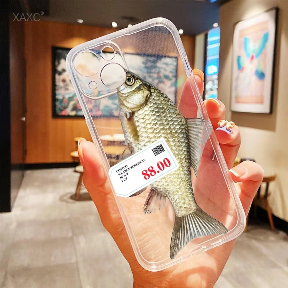 Premium Apple iPhone Case, MagSafe Compatible, Camera Lens and Screen Protection, Ultra Thin, Shockproof, Magnetic, Full All Around Protection, Funny Food Cartoon Cover