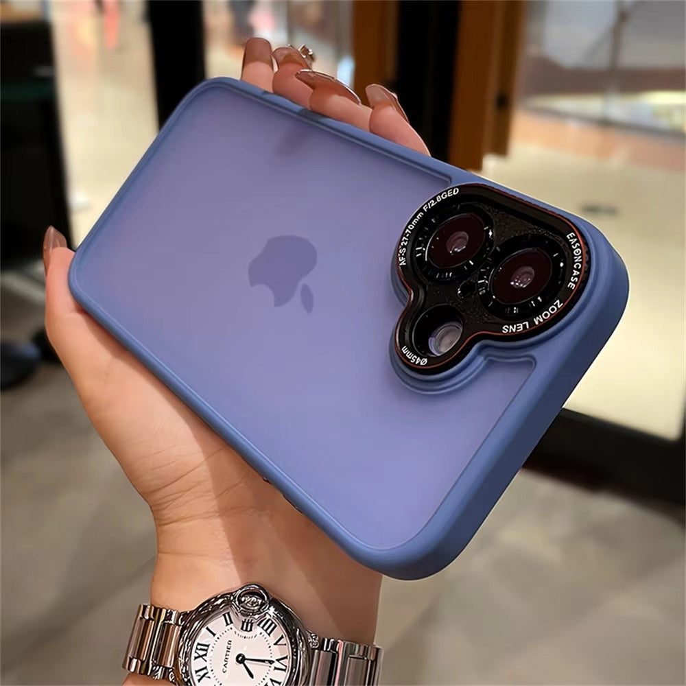 Luxury Apple iPhone Case MagSafe Compatible, Camera Lens & Screen Protection,  Cover with Matte Clear Hard PC Shell