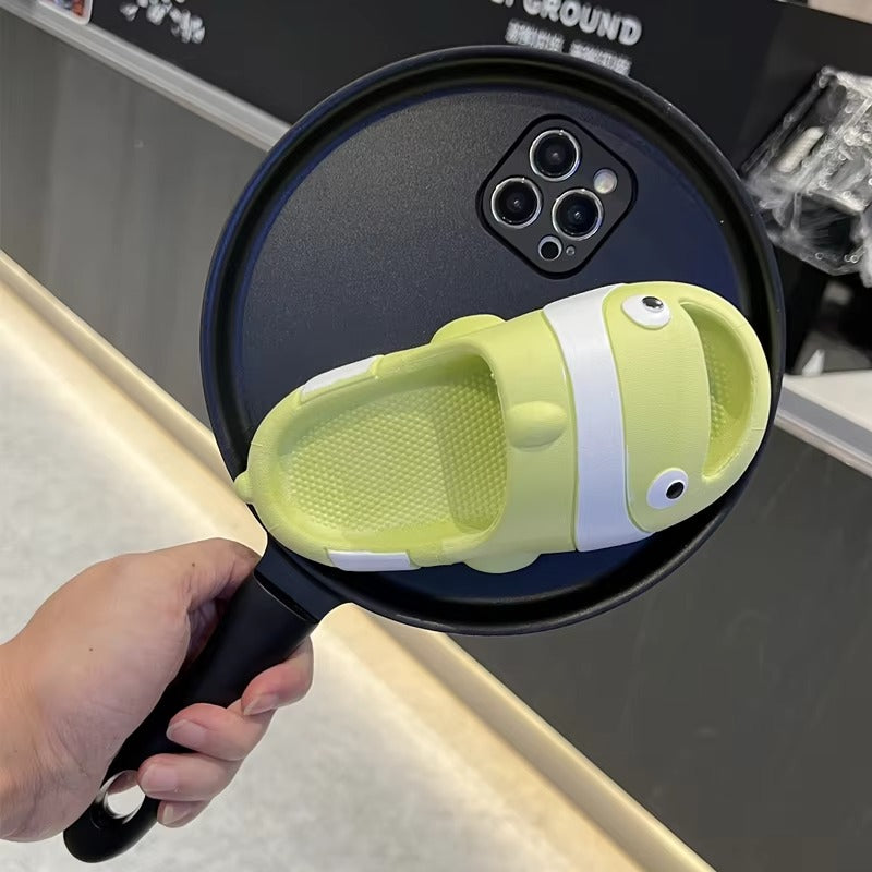 Premium Apple iPhone Case, MagSafe Compatible, Camera Lens and Screen Protection, Ultra Thin, Shockproof, Magnetic, Full All Around Protection, Frying Pan Slipper Cover