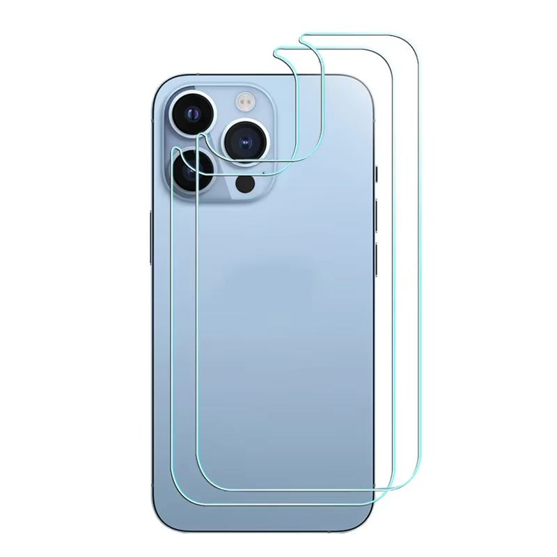 High Quality Rear Tempered Glass Screen Protector – 1/3PCS Back Film Cover for Mobile Phones, Compatible with iPhone Plus