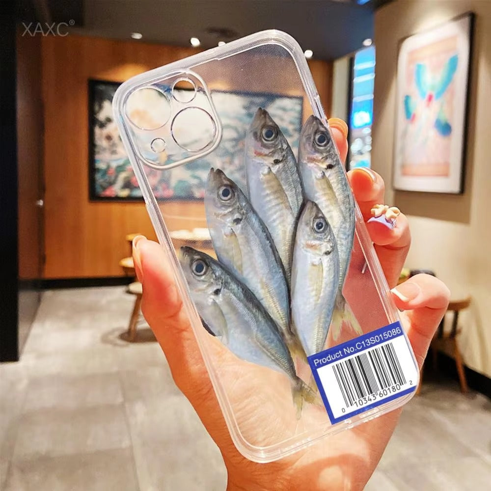 Premium Apple iPhone Case, MagSafe Compatible, Camera Lens and Screen Protection, Ultra Thin, Shockproof, Magnetic, Full All Around Protection, Funny Food Cartoon Cover