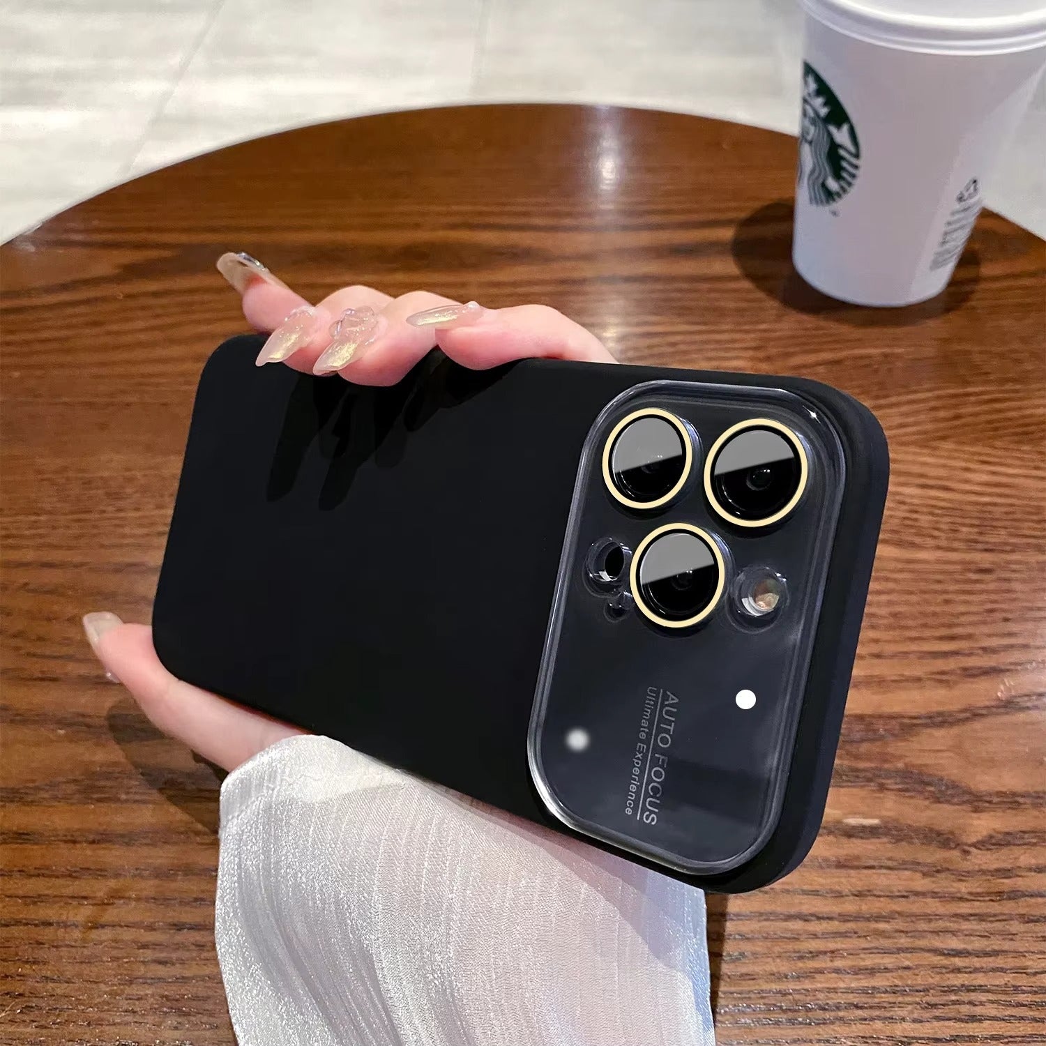 Luxury Apple iPhone Case MagSafe Compatible, Camera Lens & Screen Protection Cover with Silicone Matte Soft Finish