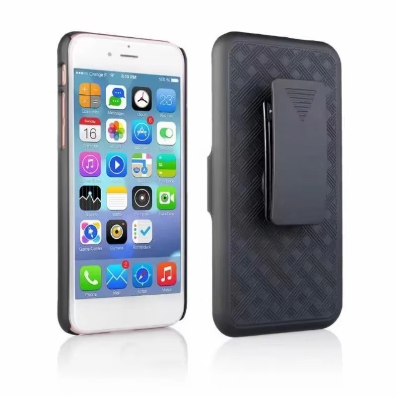 Robust Apple iPhone Case, MagSafe Compatible, Camera Lens & Screen Protection, Ultra Thin, Shockproof, Magnetic Full All Around Cover – Hybrid Defender Holster Case with Belt Clip for Rugged Daily Protection