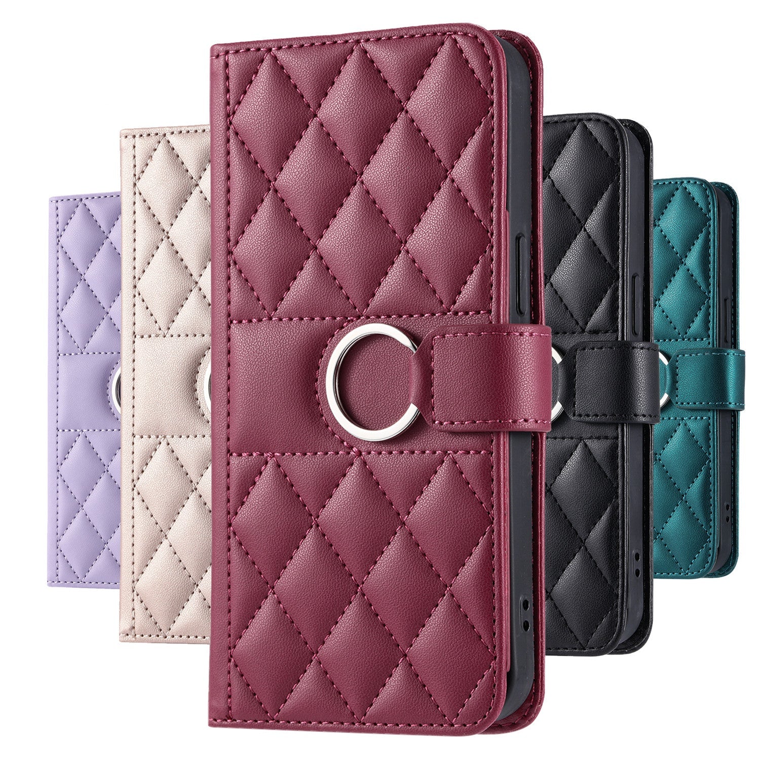 Luxury Leather Flip Phone Case – Premium Wallet, Bracket Protection,  Elegant Cover with Card Slots, Durable & Functional