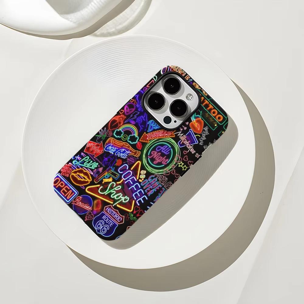 Luxury Apple iPhone Case, MagSafe Compatible, Camera Lens and Screen Protection, Ultra Thin, Shockproof, Magnetic, Full All Around Protection, 2-in-1 Hard Back Cover