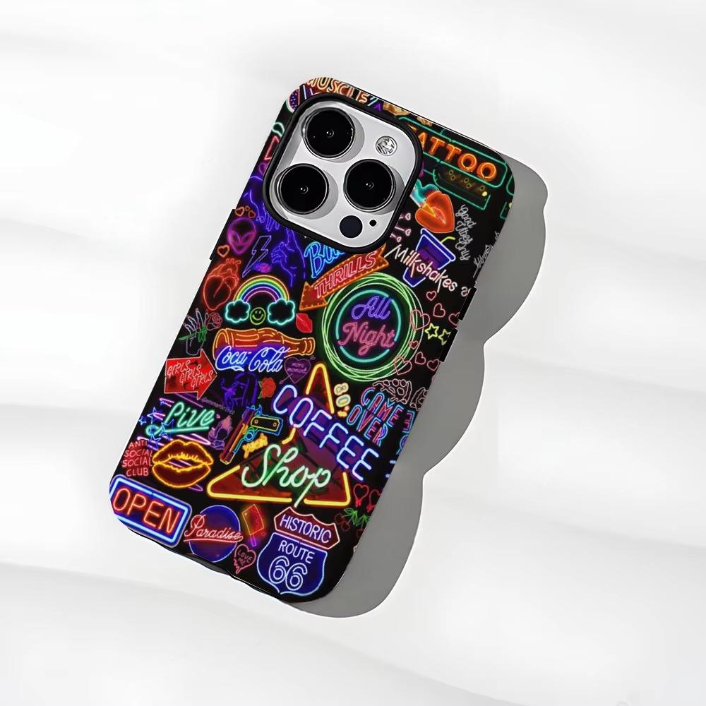 Luxury Apple iPhone Case, MagSafe Compatible, Camera Lens and Screen Protection, Ultra Thin, Shockproof, Magnetic, Full All Around Protection, 2-in-1 Hard Back Cover