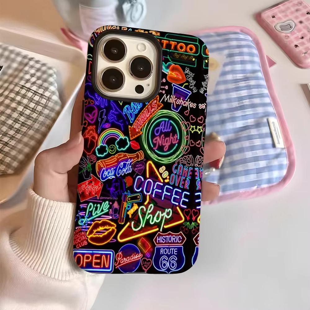 Luxury Apple iPhone Case, MagSafe Compatible, Camera Lens and Screen Protection, Ultra Thin, Shockproof, Magnetic, Full All Around Protection, 2-in-1 Hard Back Cover