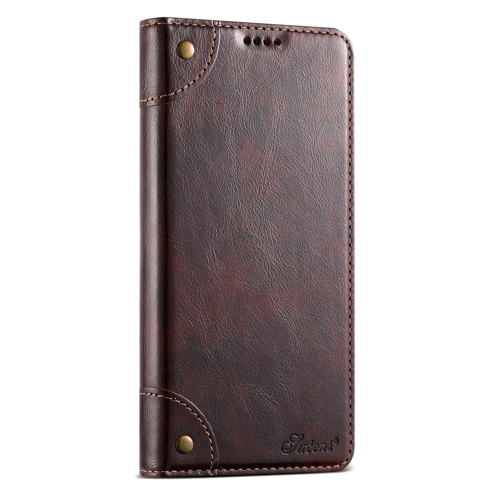 Retro Leather Wallet iPhone Case – Magnetic Closure, Card Slots, Shockproof Protection Durable PU Leather Cover for iPhone