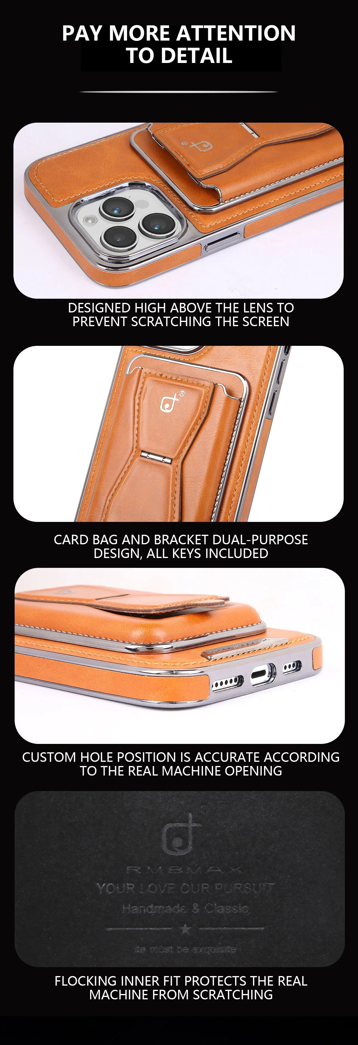 Luxury Leather Wallet Stand iPhone Case – Card Holder, Premium Protection, Durable Flip Cover, and Stylish Design for iPhone Models